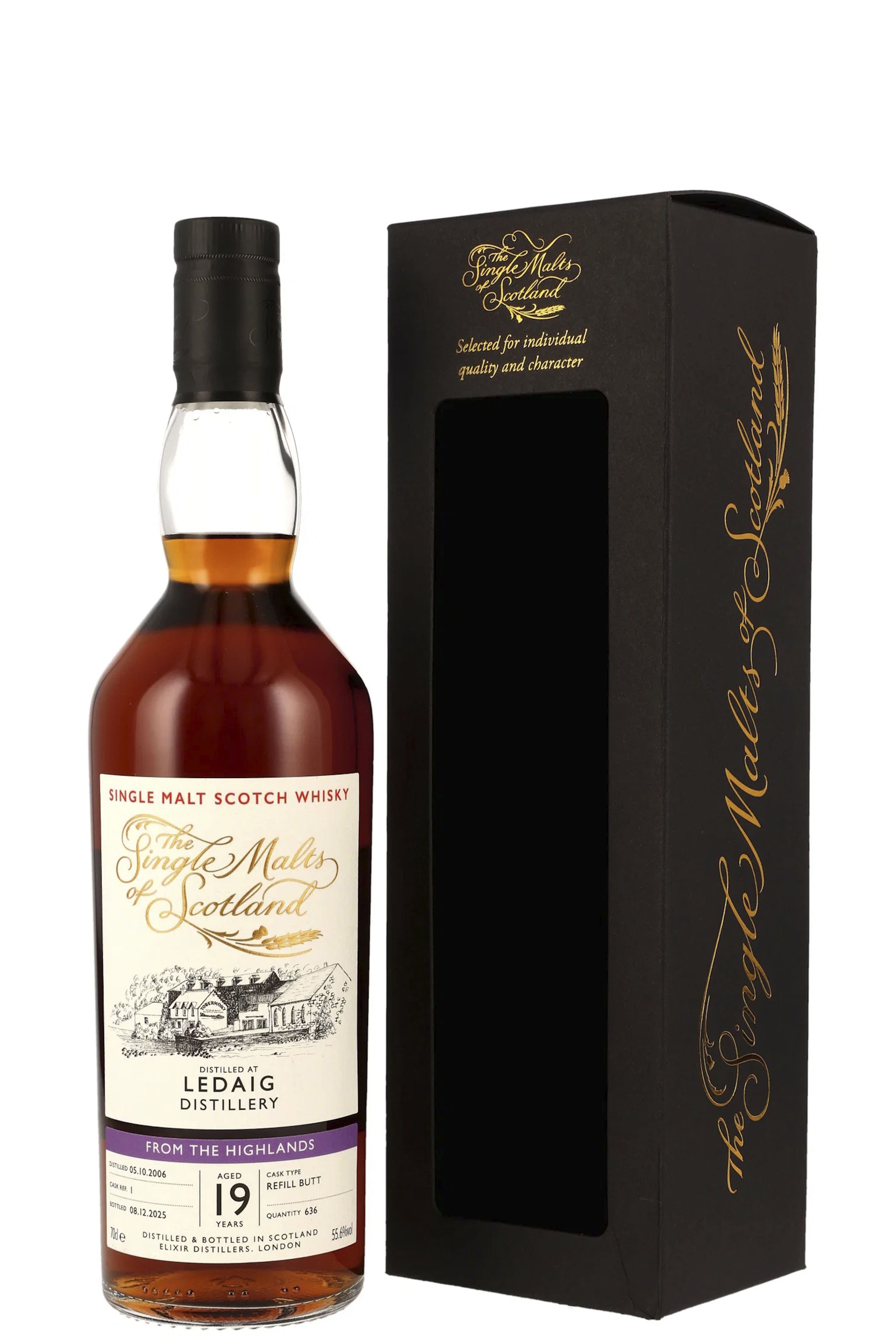 2006 Ledaig 19 Jahre The Single Malts of Scotland Refill Butt #1