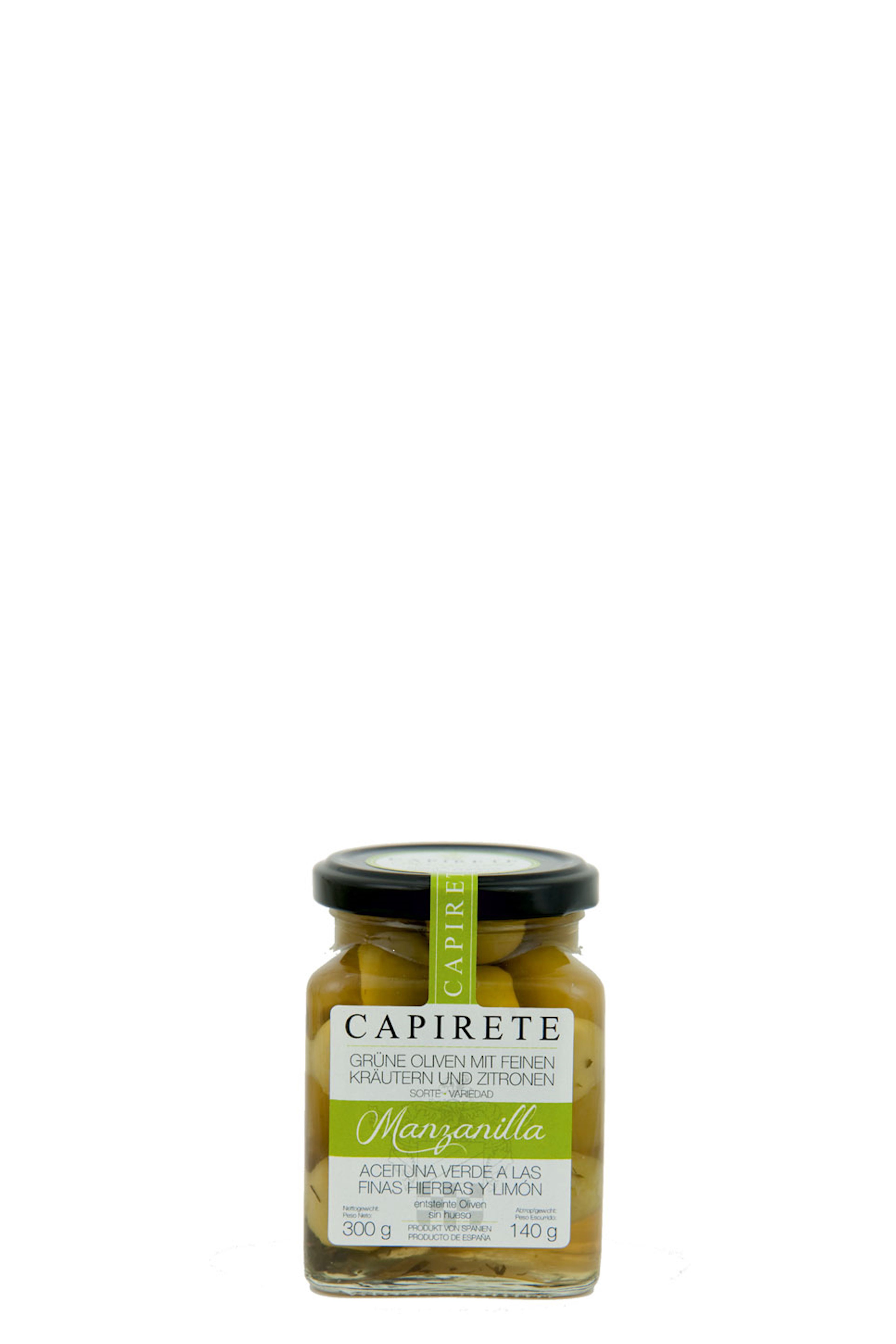 Capriete Olive mit Kräutern und kandierter Zitrone
