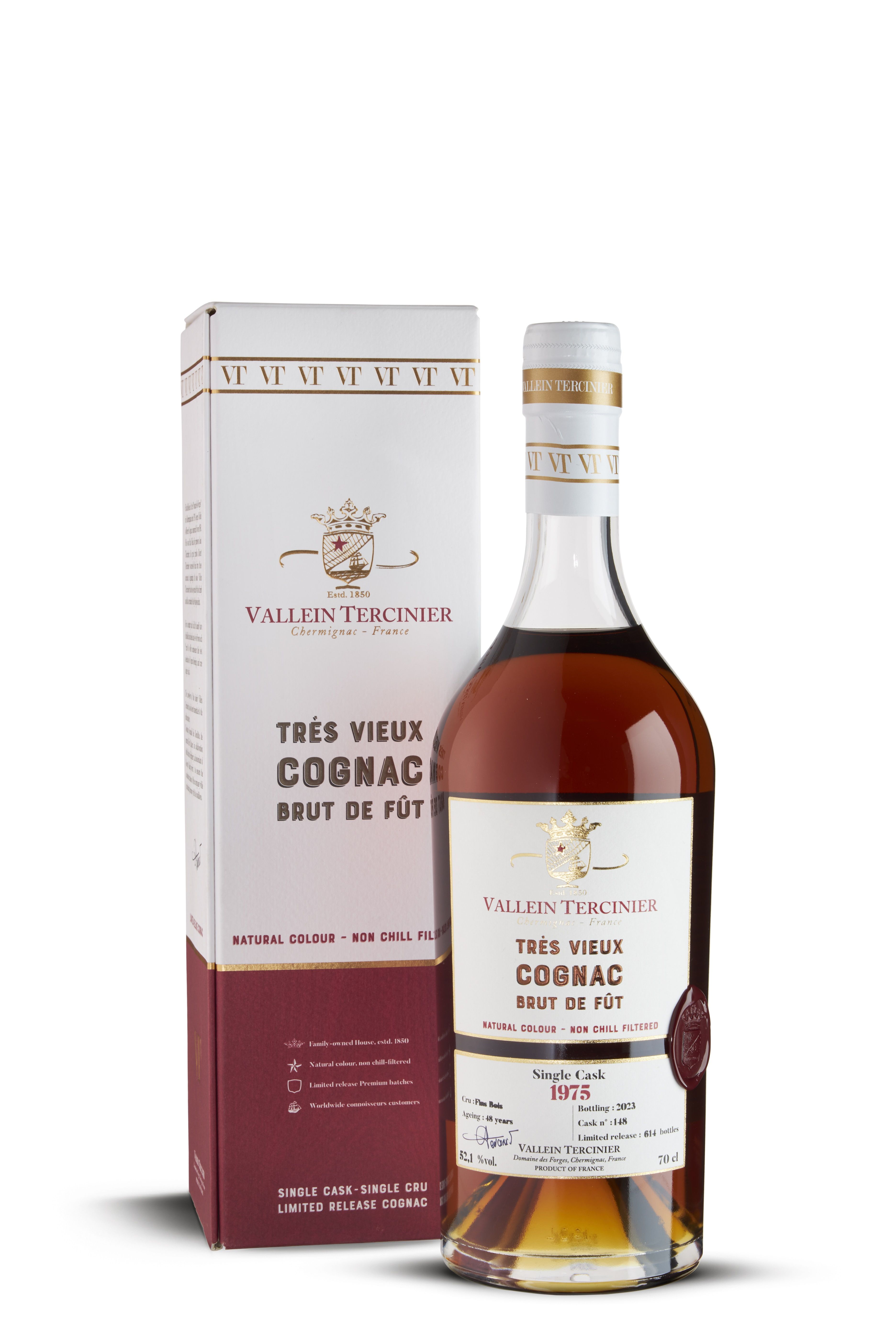 1975 Cognac Vallein Tercinier Single Cask