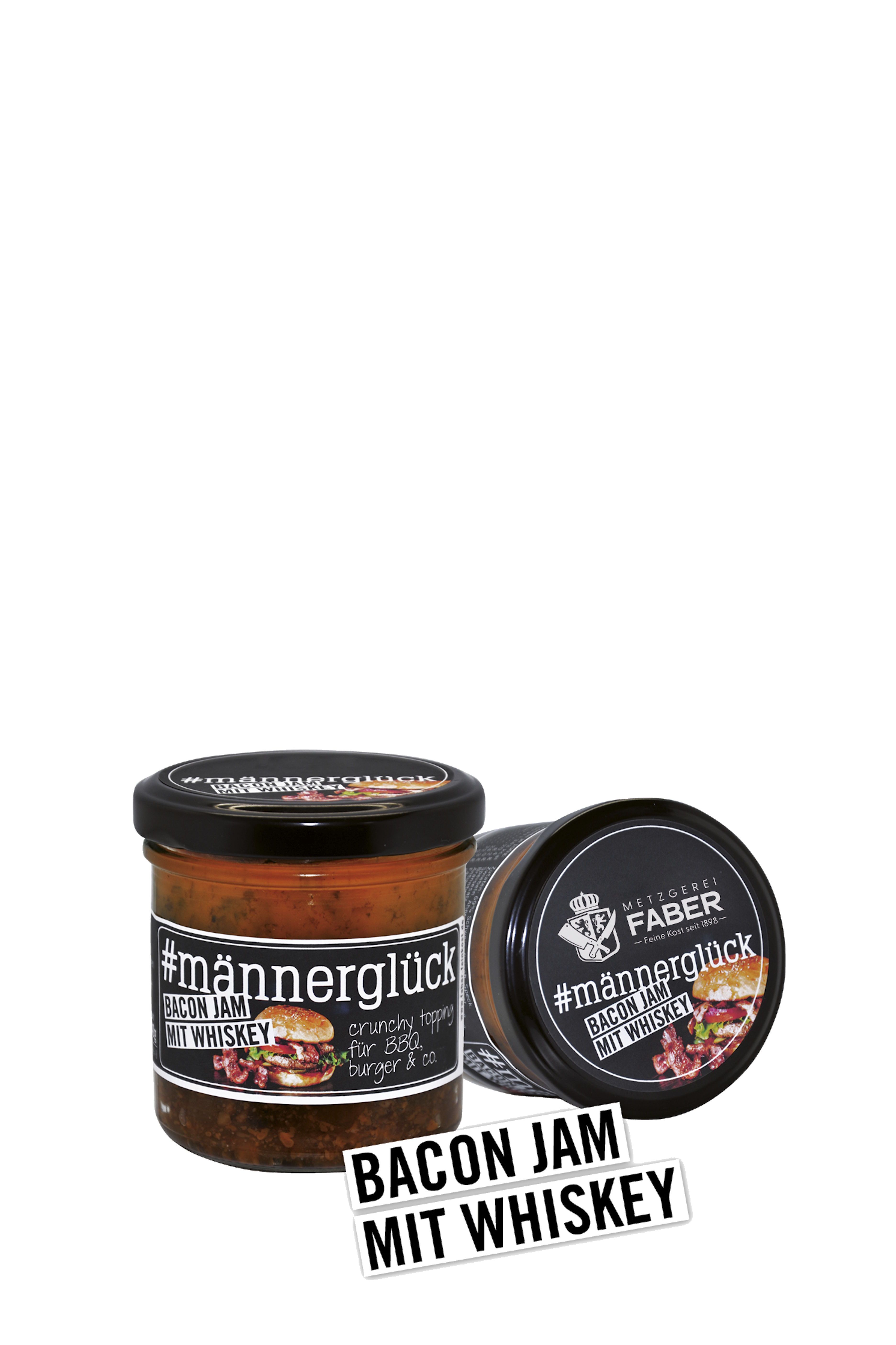 Faber #männerglück Bacon Jam mit Whiskey