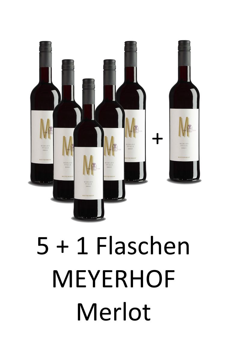 5+1 Flaschen 2021 MEYERHOF Merlot