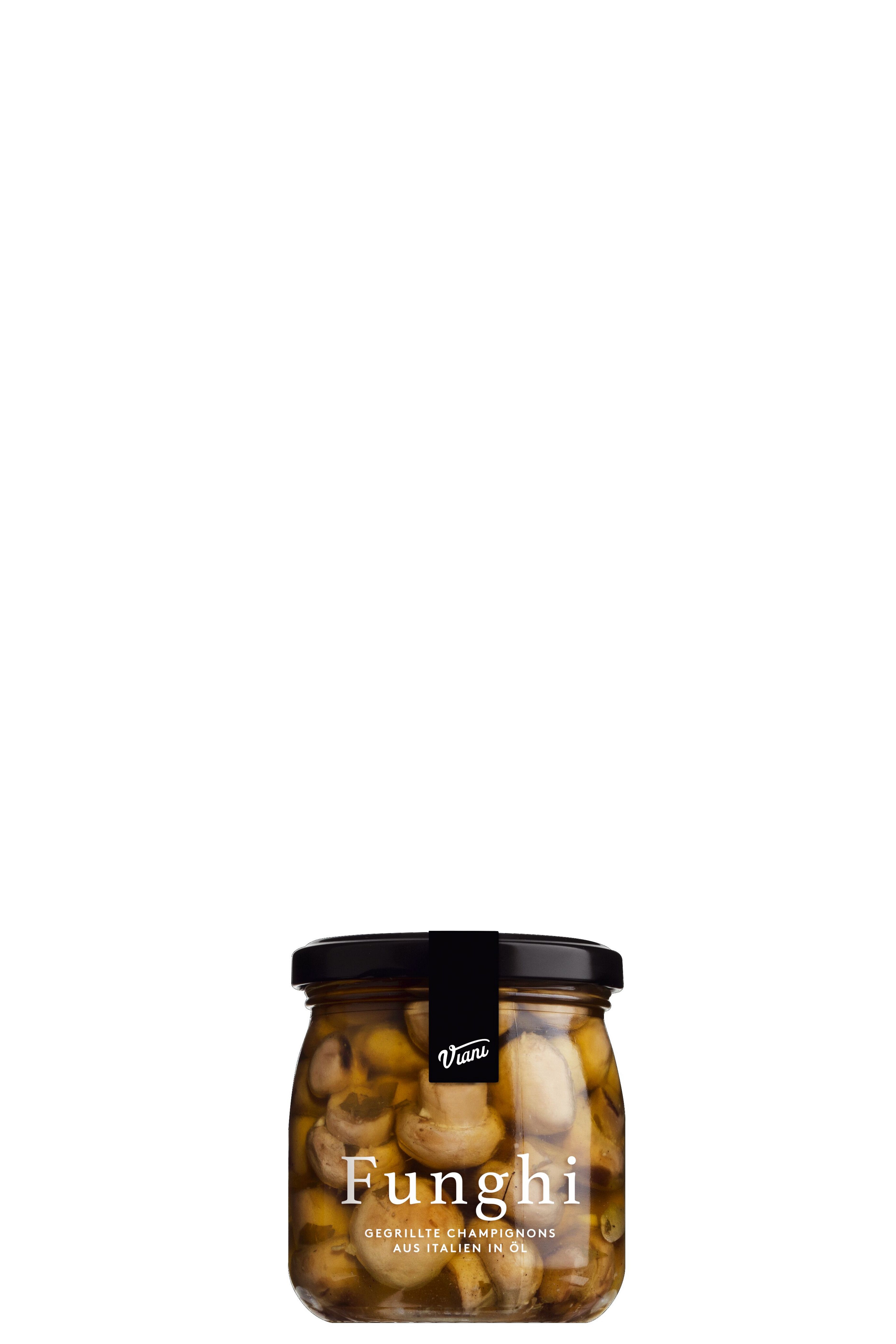 Funghi (gegrillte Champignons in Olivenöl)