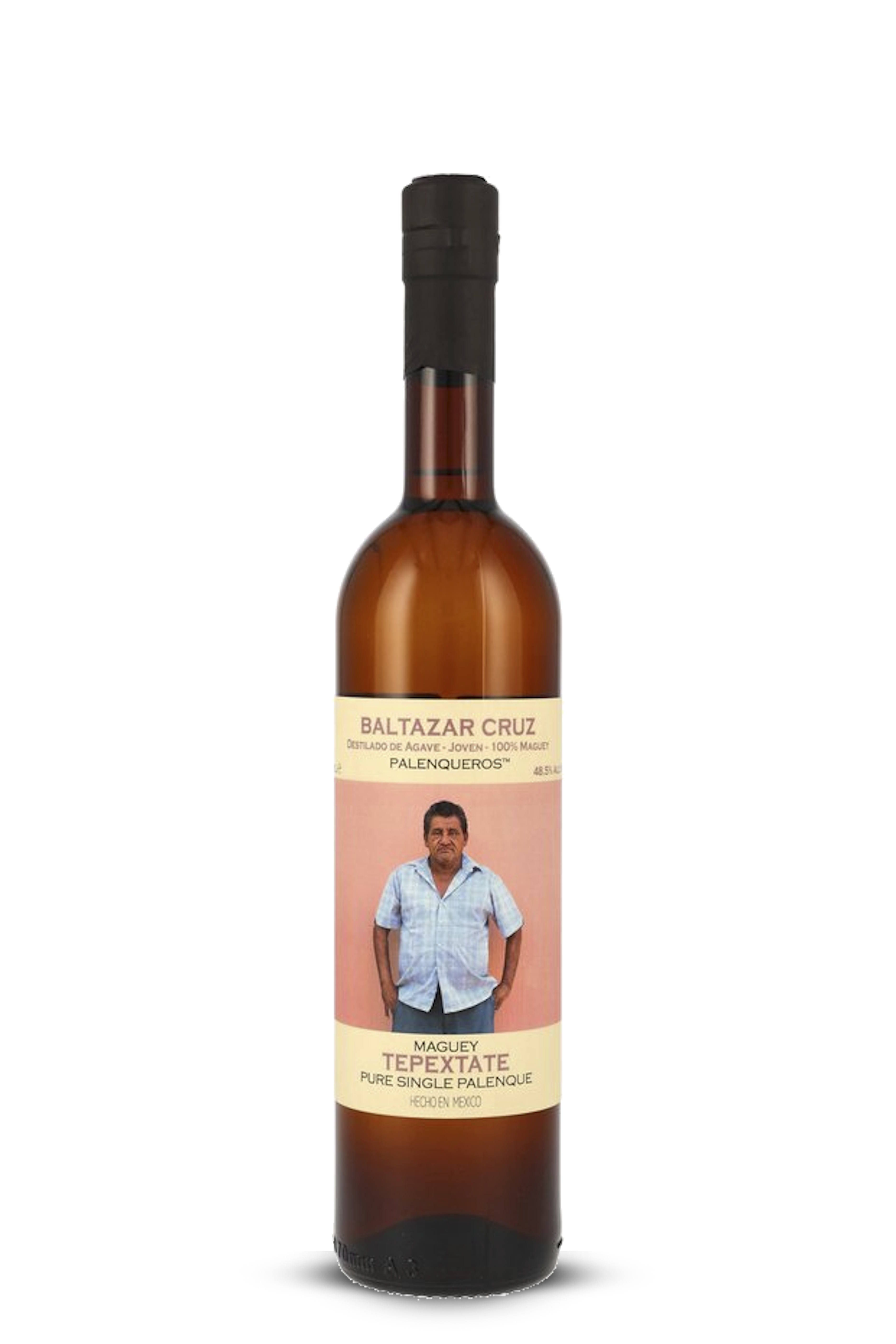 Palenqueos Mezcal Tepextate Baltazar Cruz Gomez