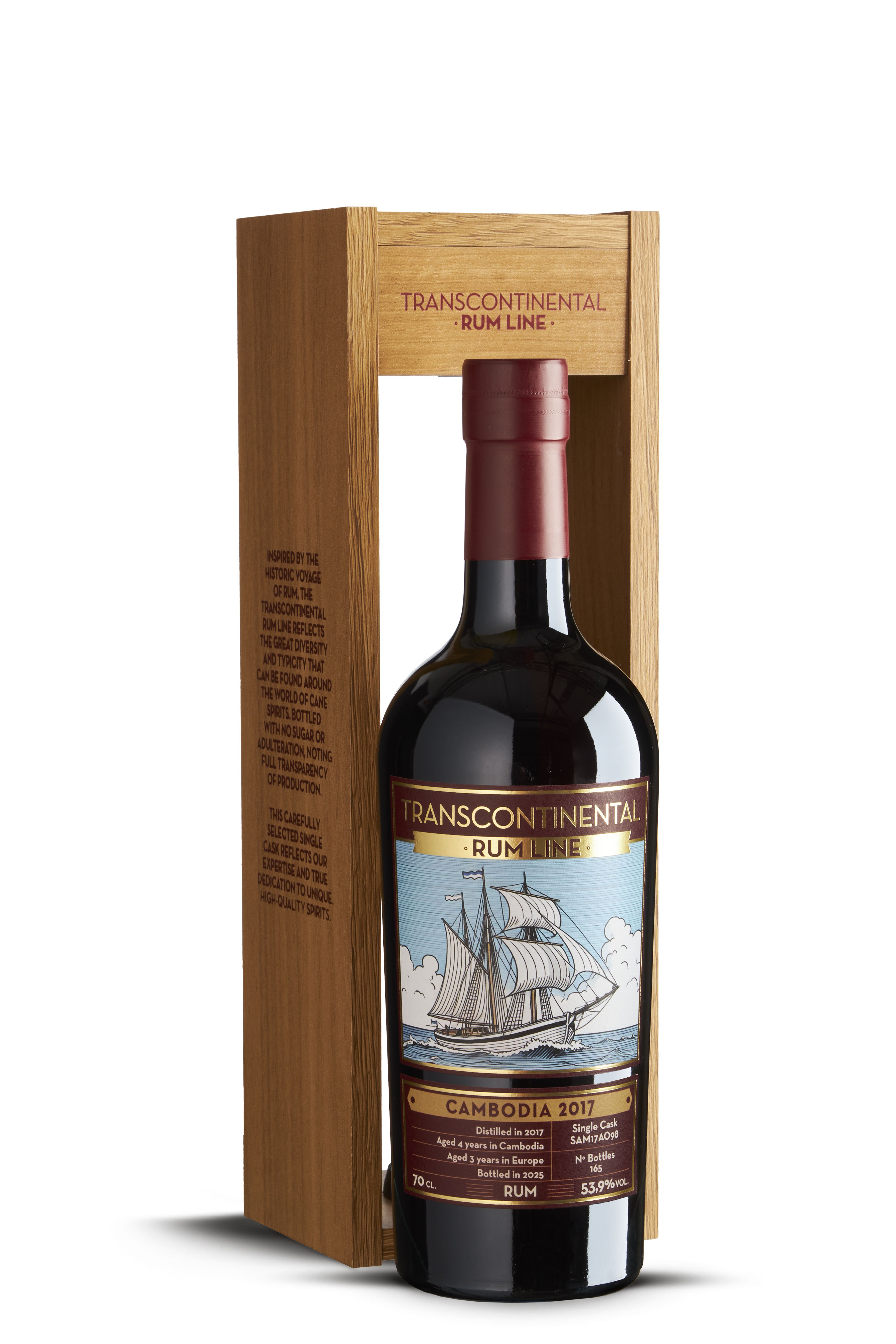 2017 Cambodia Rum 7 Jahre Transcontinental Rum