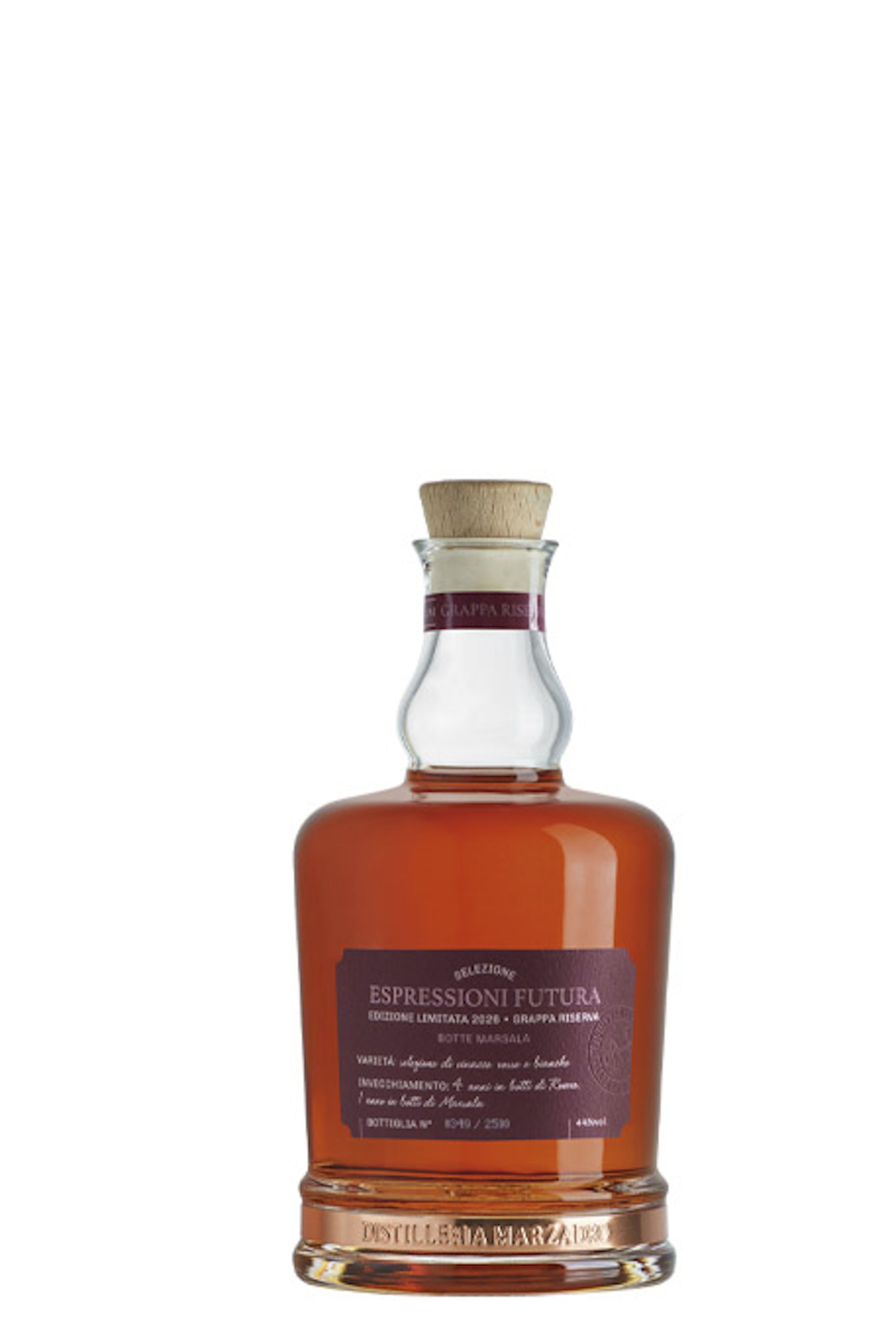 2026 Marzadro Grappa Riserva Espressioni Futura Botte Marsala