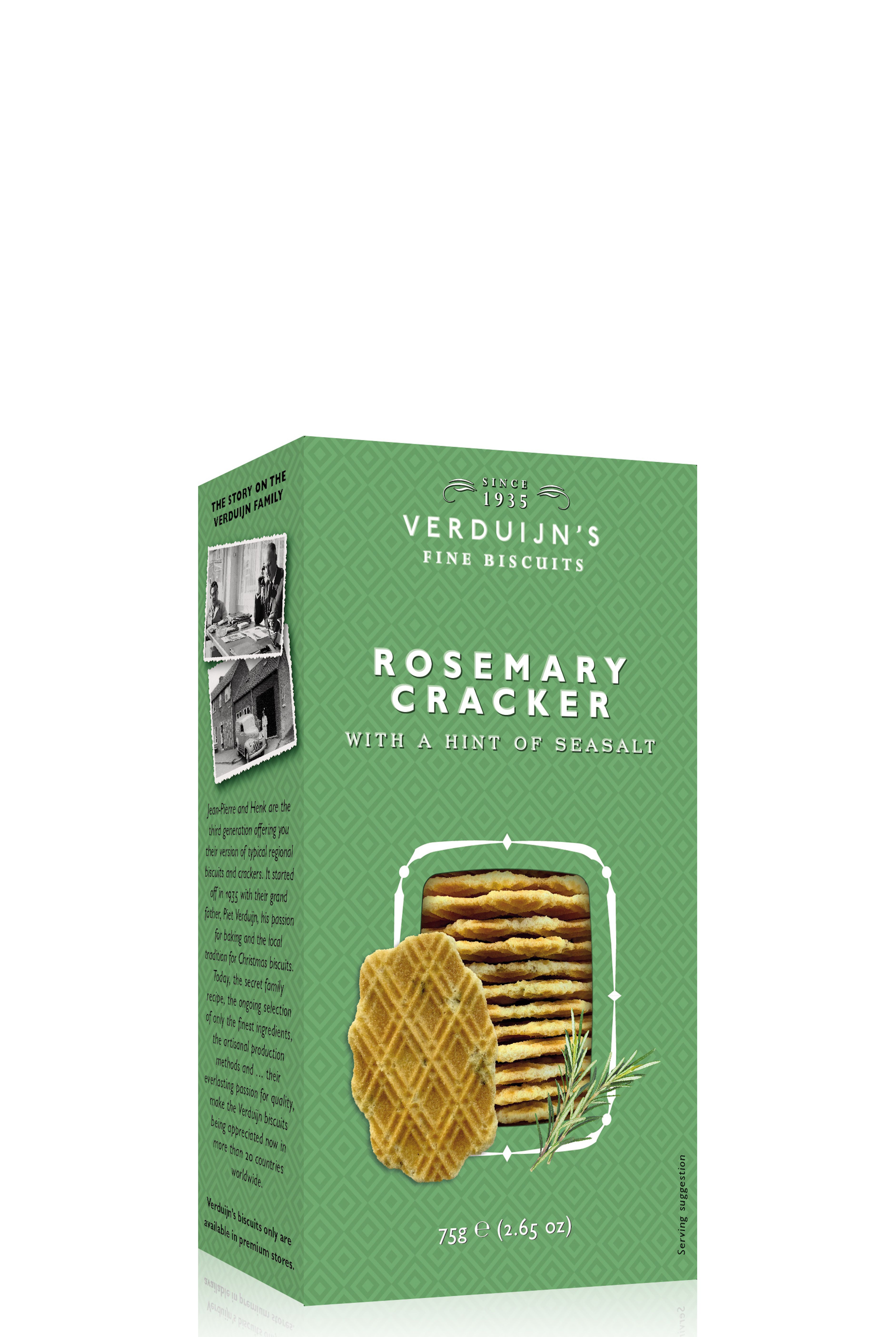 Verduijn's Crackers Rosmarin & Meersalz