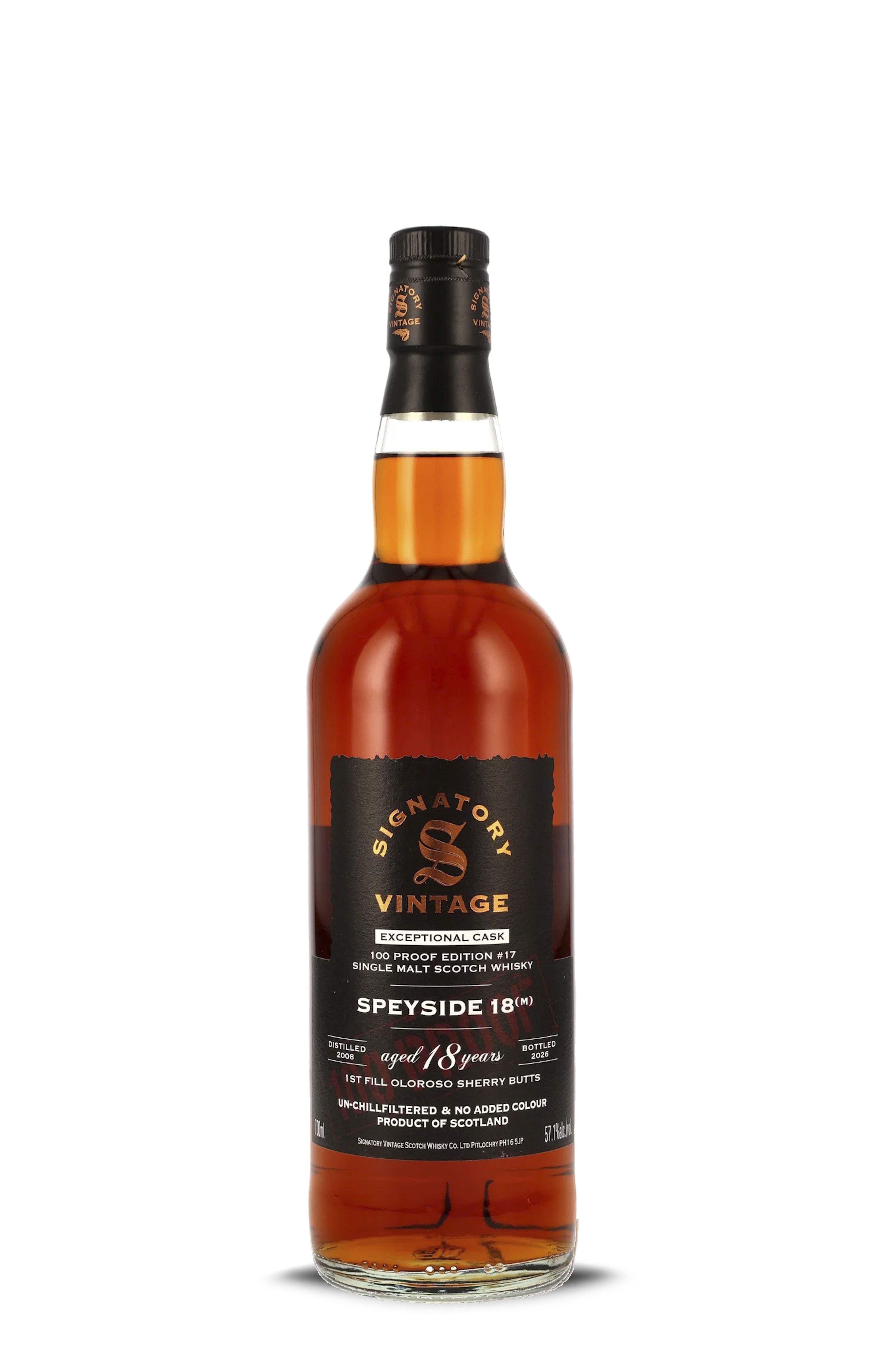 2009 Speyside (M) 18 Jahre 100 Proof Exceptional Edition #17