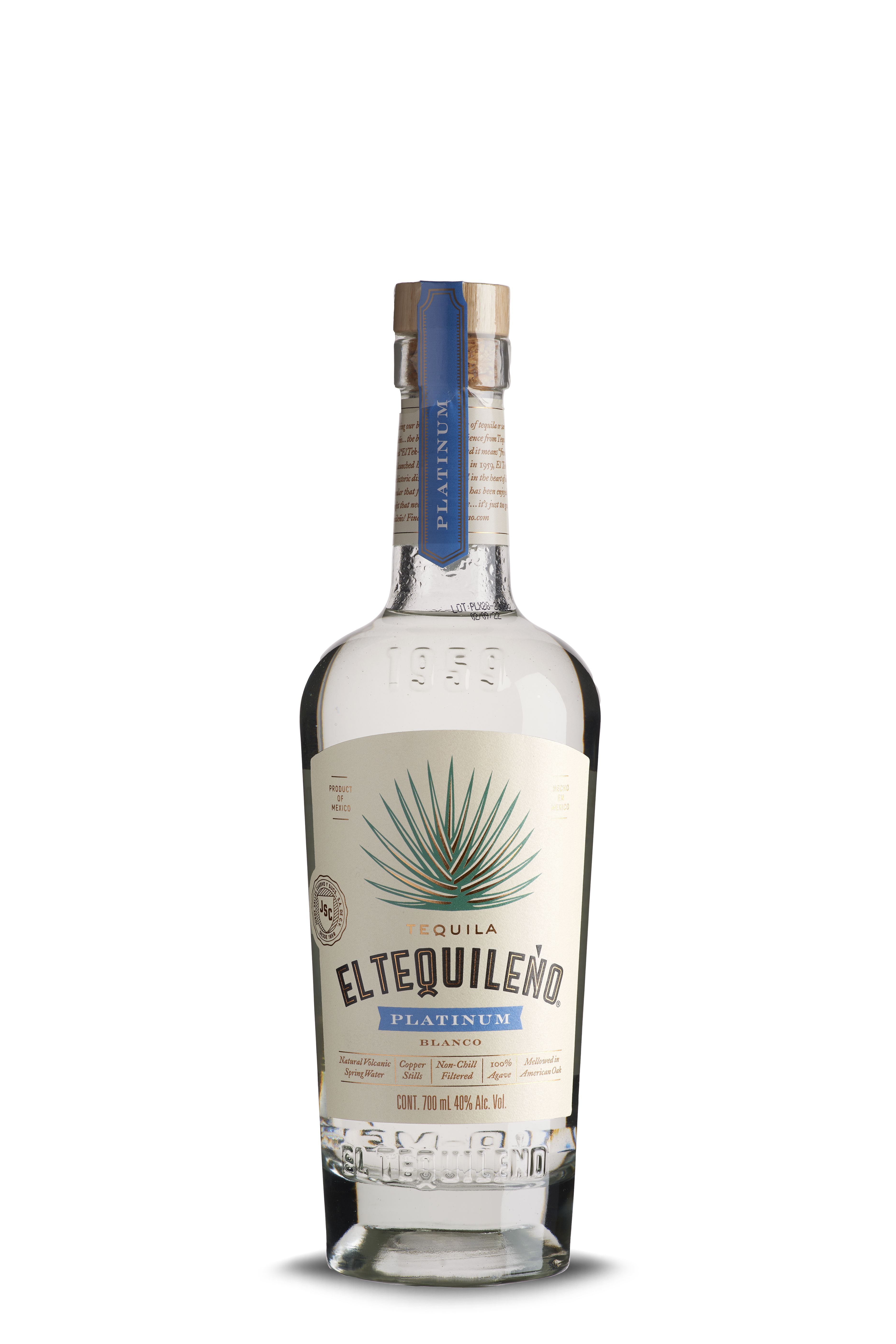 El Tequileno Blanco Tequila Platinum