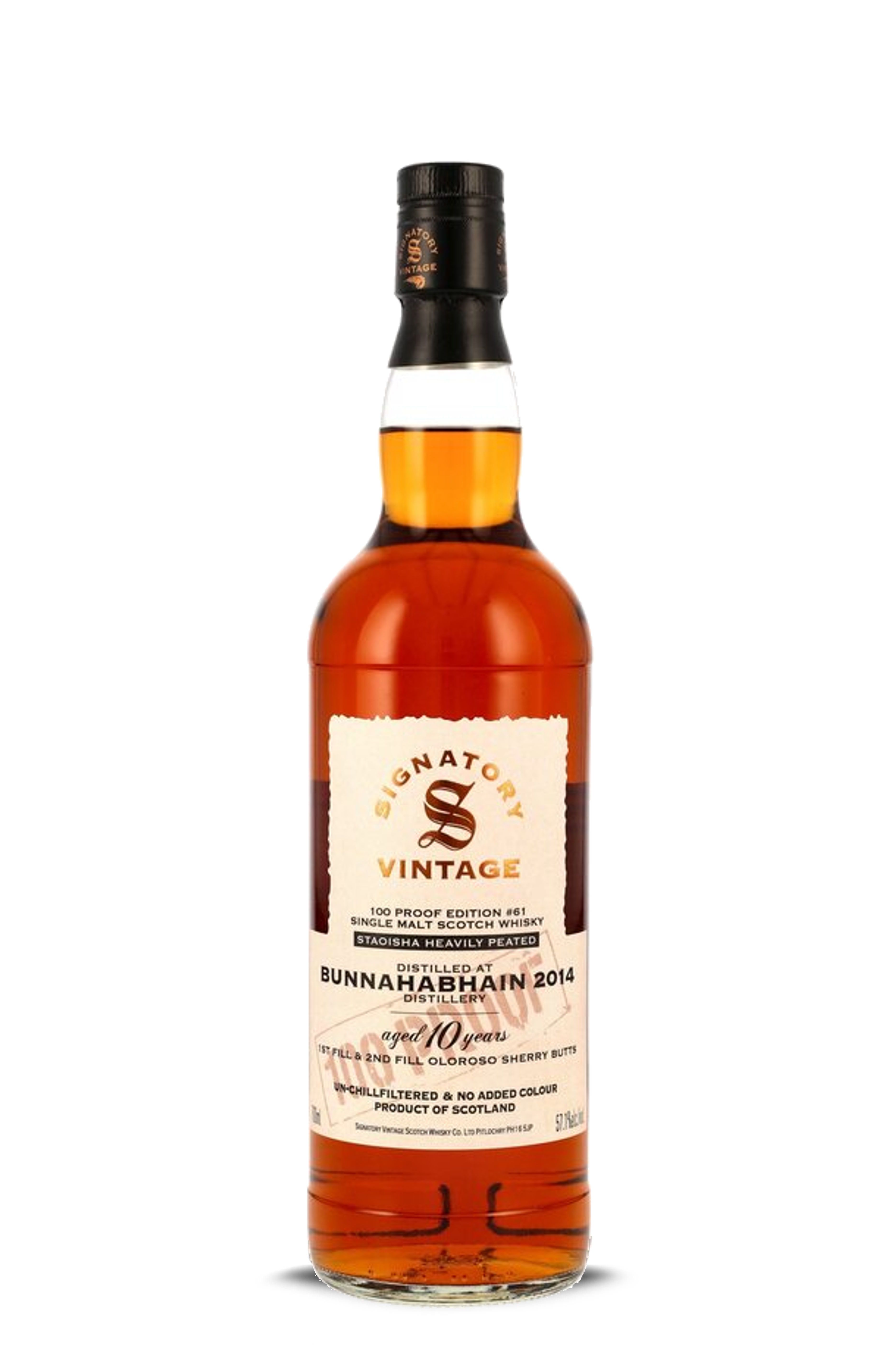 2014 Bunnhabhain Staoisha 10 Jahre 100 Proof #61