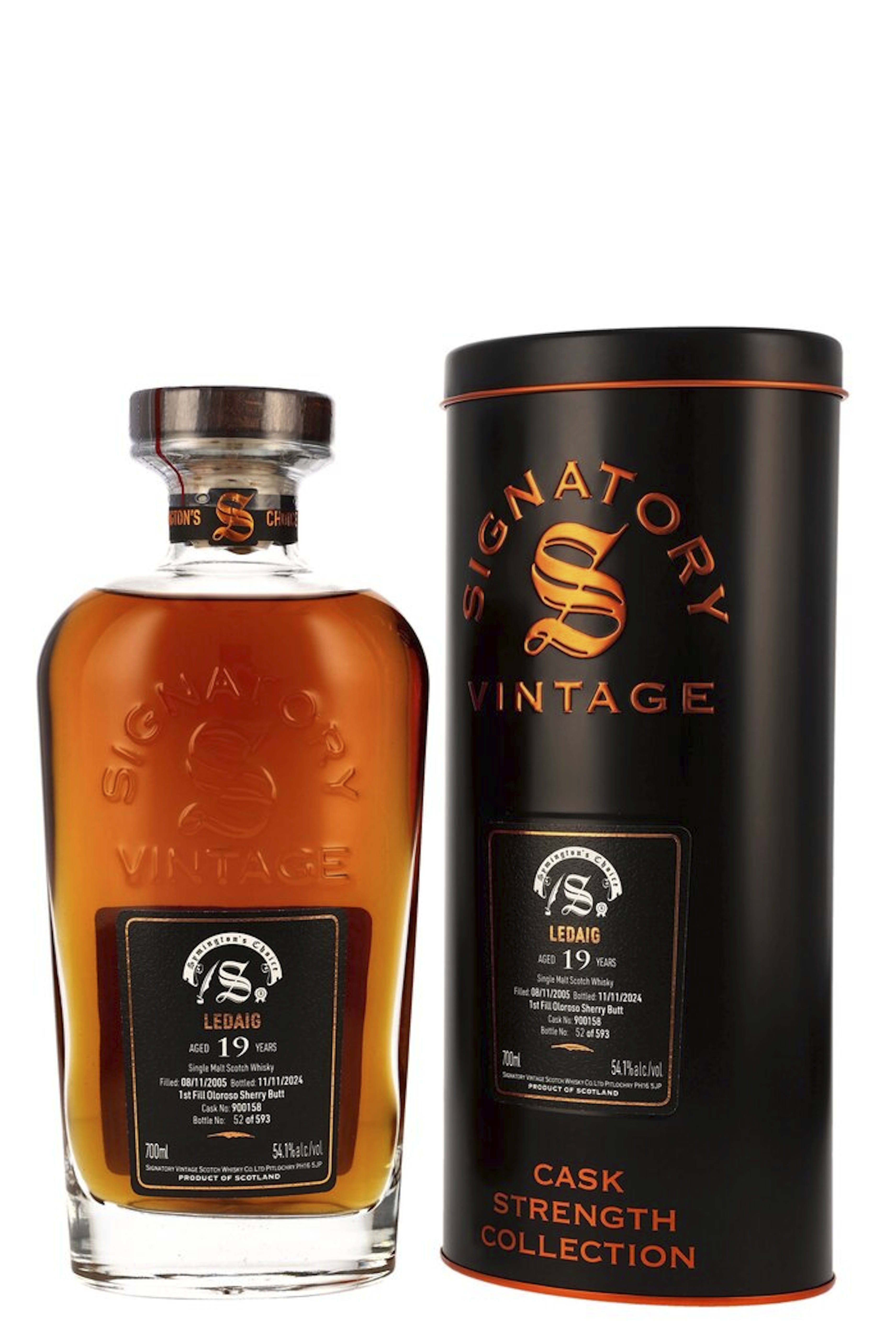2005 Ledaig 19 Jahre Signatory Cask Strength